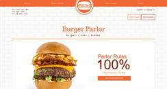 Desktop Screenshot of burgerparlor.com
