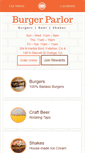 Mobile Screenshot of burgerparlor.com